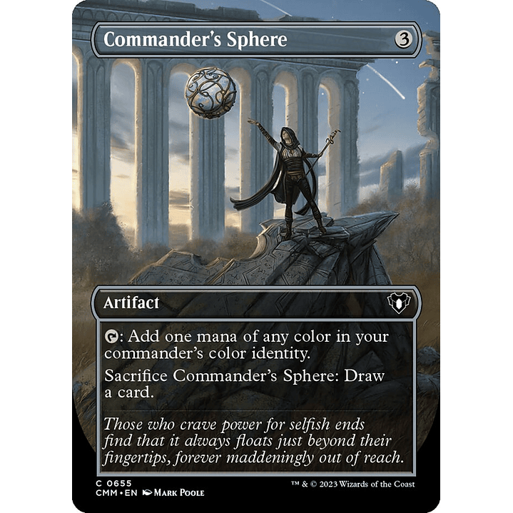 Commander's Sphere (Borderless) | Inglés | NM | CMM 1