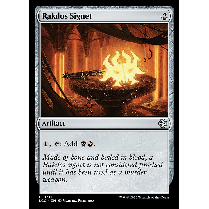 Rakdos Signet | Inglés | NM | LCC 1