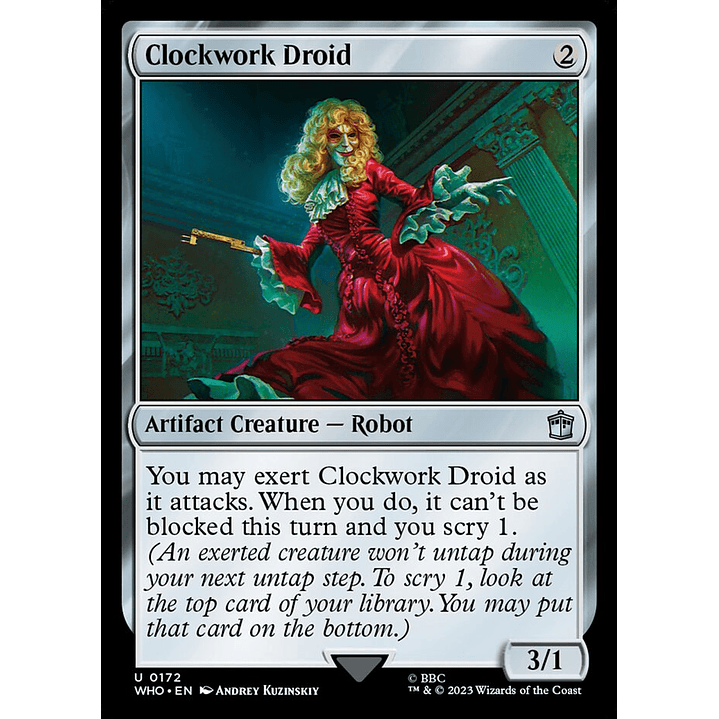 Clockwork Droid | Inglés | NM | WHO 1
