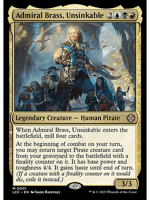 Admiral Brass, Unsinkable | Inglés | NM | LCC