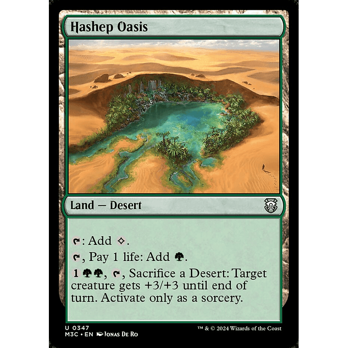 Hashep Oasis | Inglés | NM | M3C 1