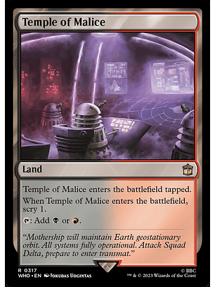 Temple of Malice | Inglés | NM | WHO