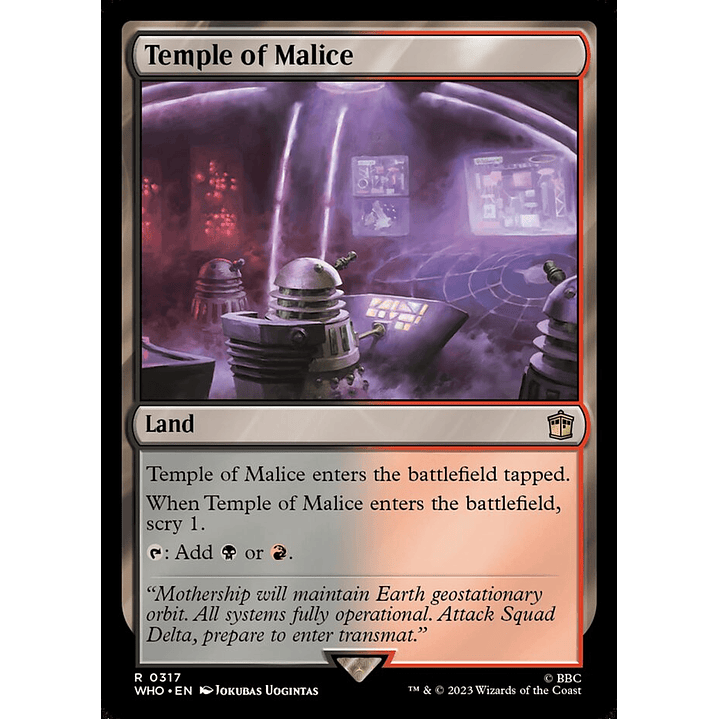 Temple of Malice | Inglés | NM | WHO 1