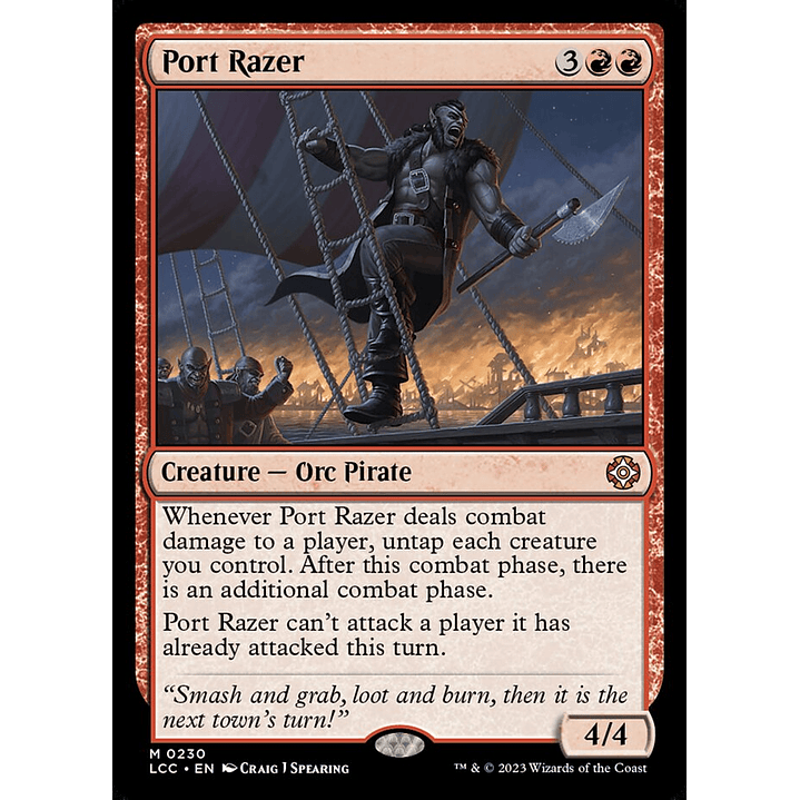 Port Razer | Inglés | NM | LCC 1