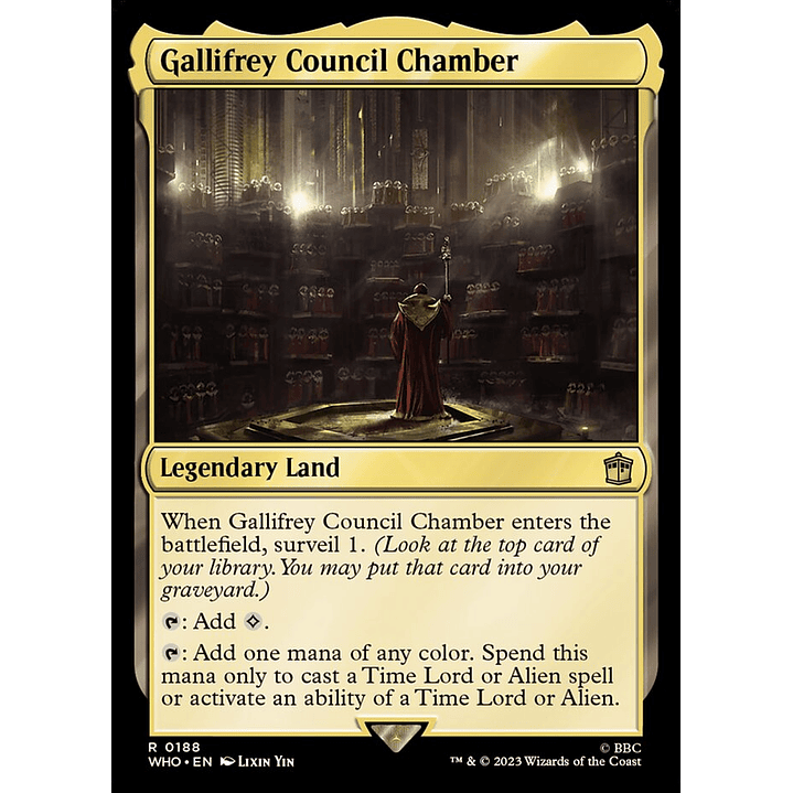 Gallifrey Council Chamber | Inglés | NM | WHO 1