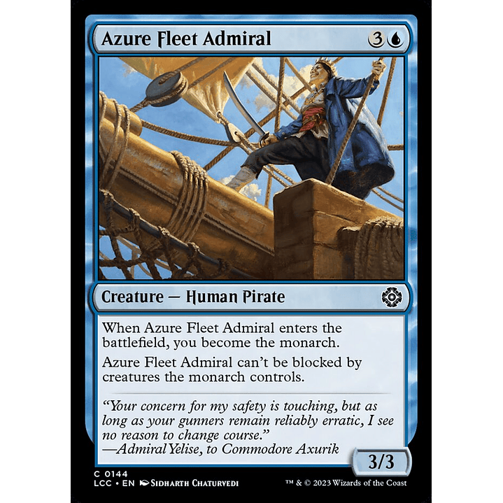 Azure Fleet Admiral | Inglés | NM | LCC 1