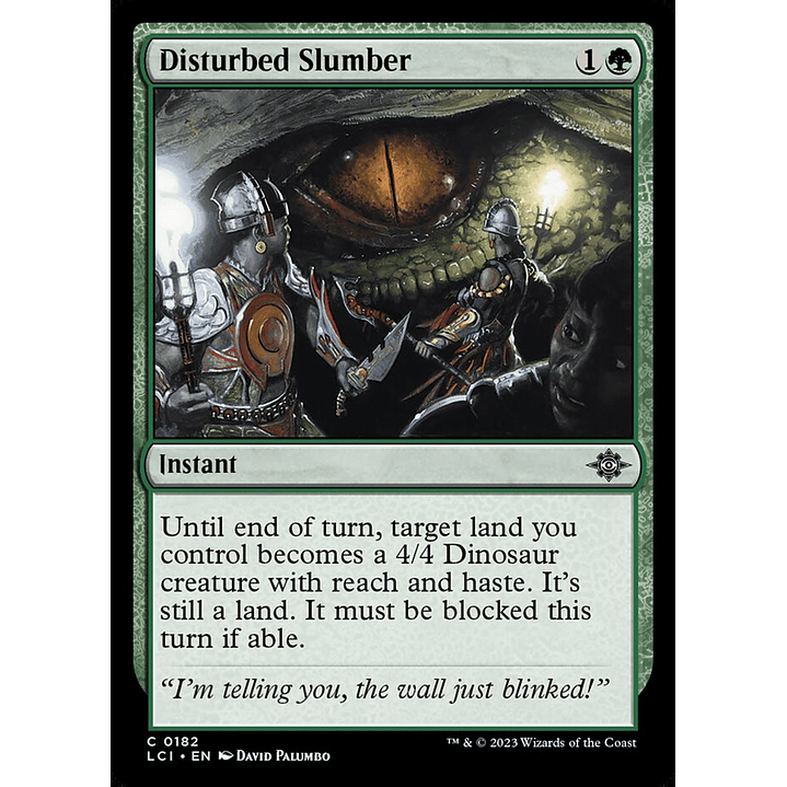 Disturbed Slumber | Español | NM | LCI 1