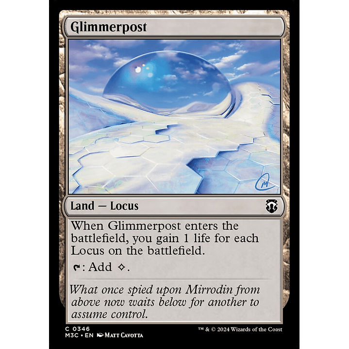 Glimmerpost | Inglés | NM | M3C 1