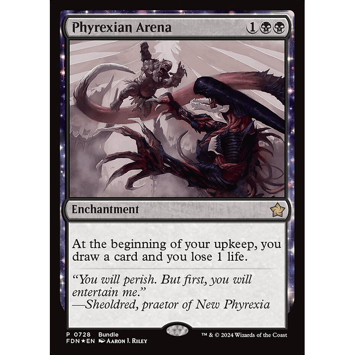 Phyrexian Arena (foil) | Inglés | NM | FDN 1