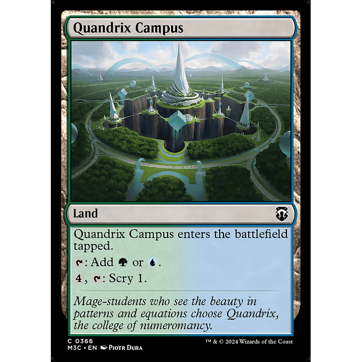 Quandrix Campus | Inglés | NM | M3C 1