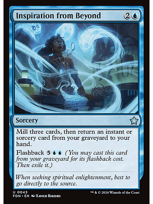 Inspiration from Beyond (foil) | Español | NM | FDN