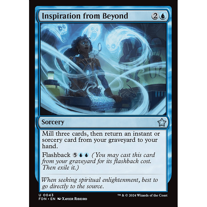 Inspiration from Beyond (foil) | Español | NM | FDN 1