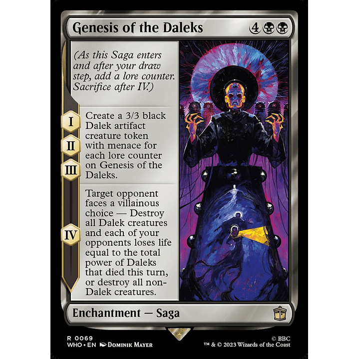Genesis of the Daleks | Inglés | NM | WHO 1