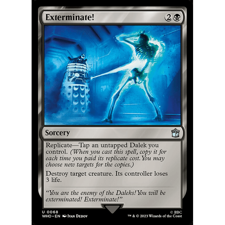 Exterminate! | Inglés | NM | WHO 1