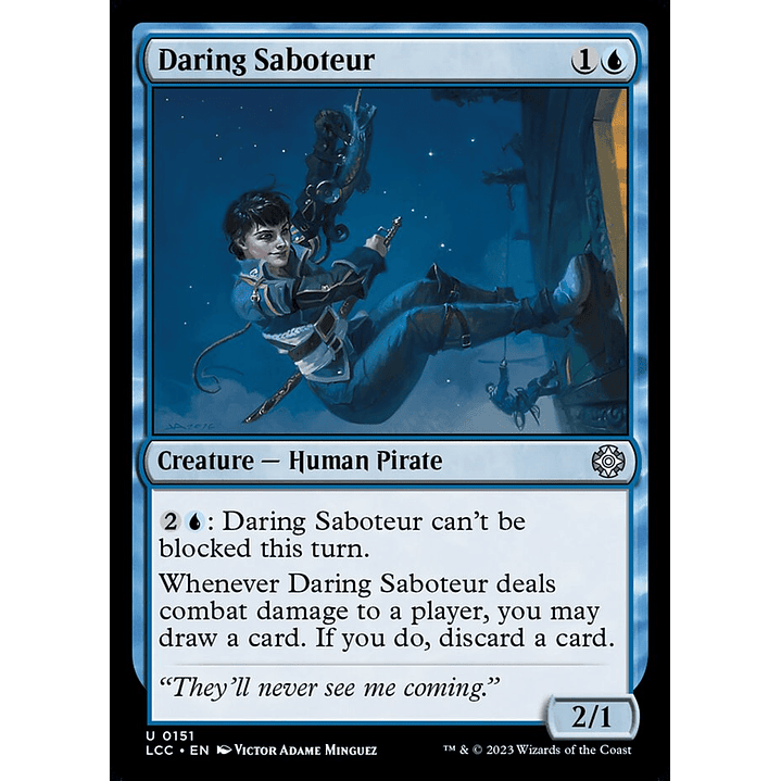 Daring Saboteur | Inglés | NM | LCC 1