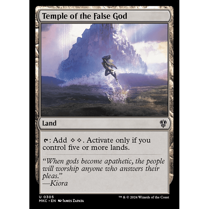 Temple of the False God | Inglés | NM | MKC 1