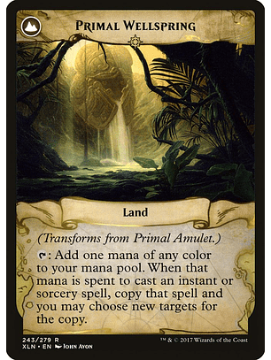 Primal Amulet // Primal Wellspring (foil) | Español | NM | XLN
