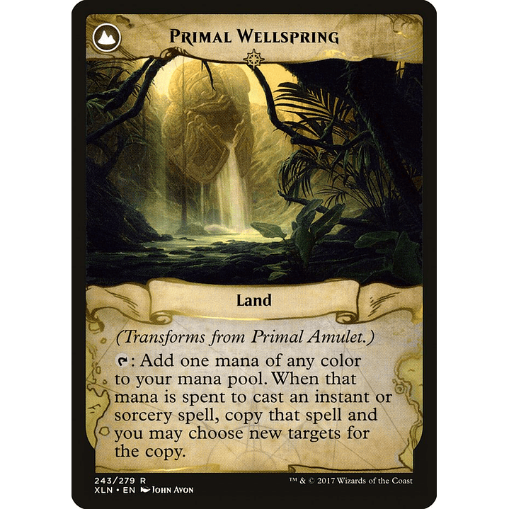 Primal Amulet // Primal Wellspring (foil) | Español | NM | XLN 2