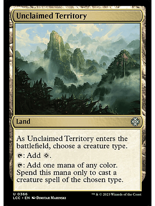 Unclaimed Territory | Inglés | NM | LCC