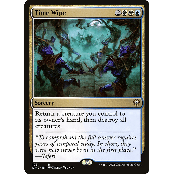 Time Wipe | Español | NM | DMC 1