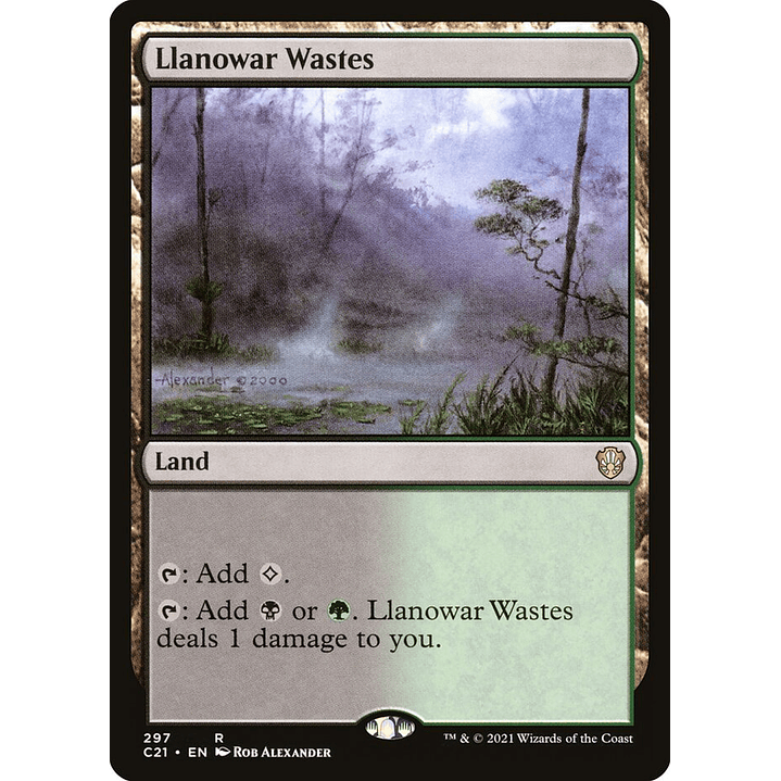 Llanowar Wastes | Español | NM | C21 1