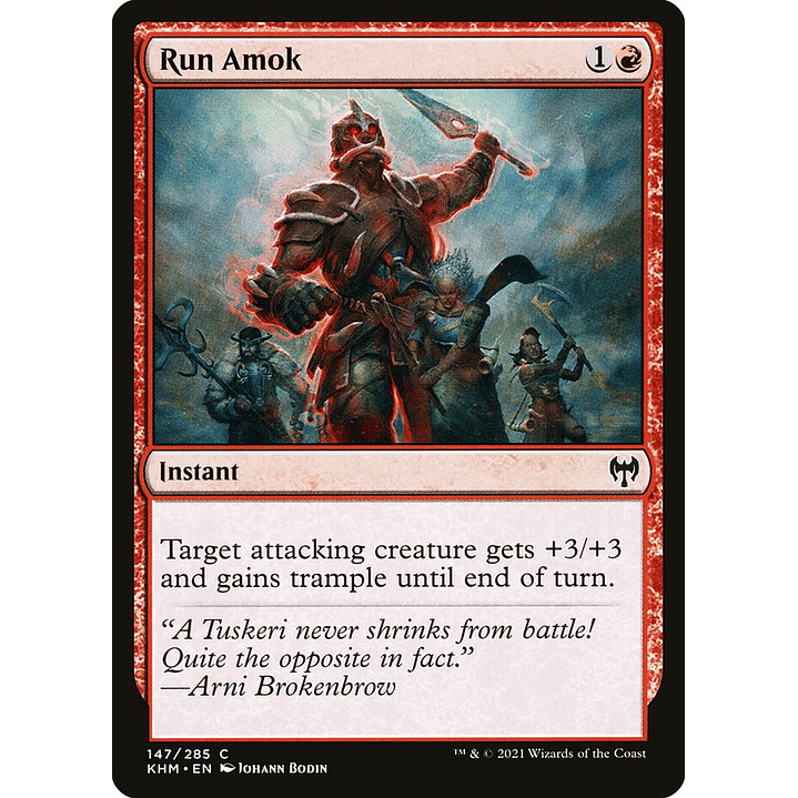Run Amok | Español | NM | KHM 1