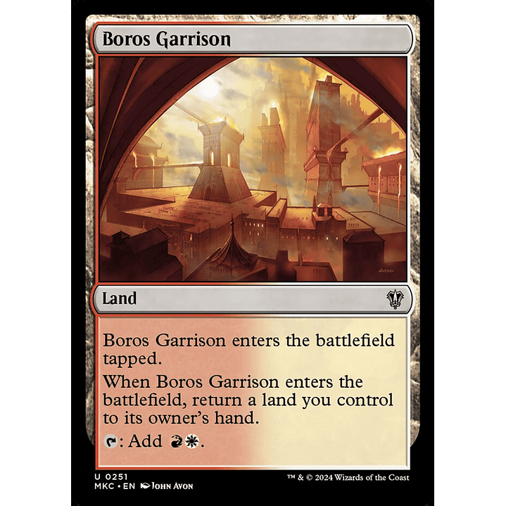Boros Garrison | Inglés | NM | MKC 1