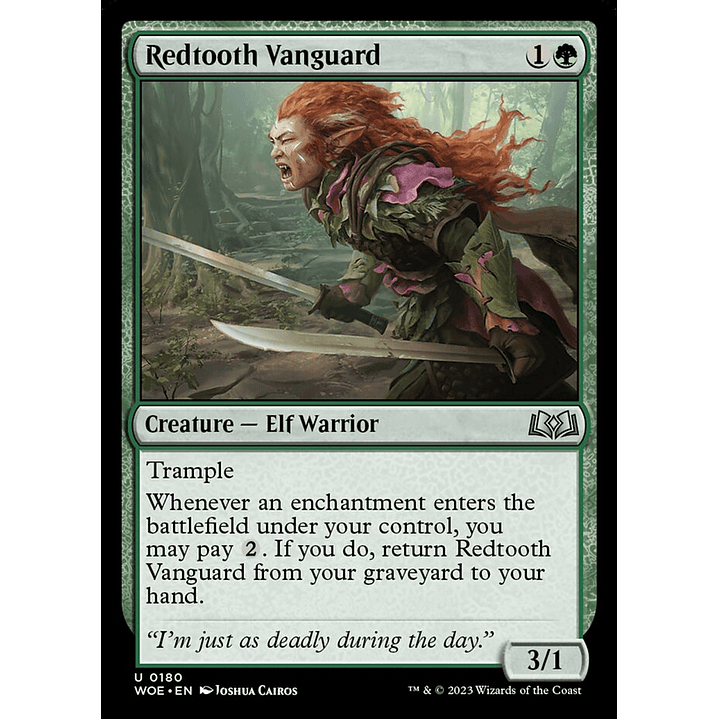 Redtooth Vanguard | Español | NM | WOE 1