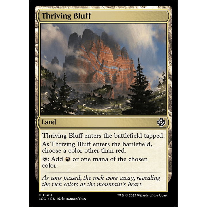 Thriving Bluff | Inglés | NM | LCC 1
