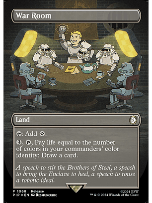 War Room (Borderless foil) | Español | NM | PIP