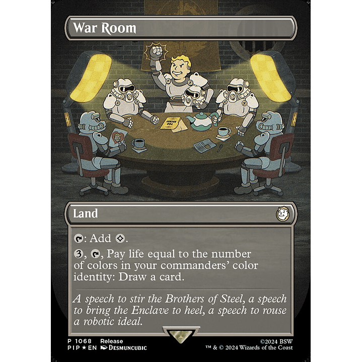 War Room (Borderless foil) | Español | NM | PIP 1