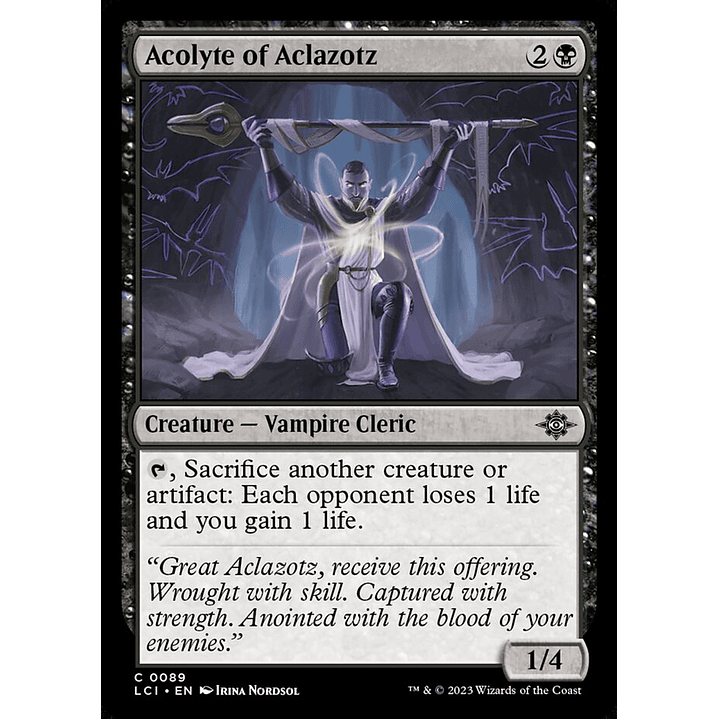 Acolyte of Aclazotz (foil) | Inglés | NM | LCI 1
