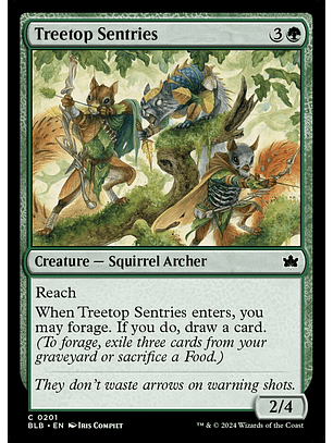 Treetop Sentries (foil) | Inglés | NM | BLB
