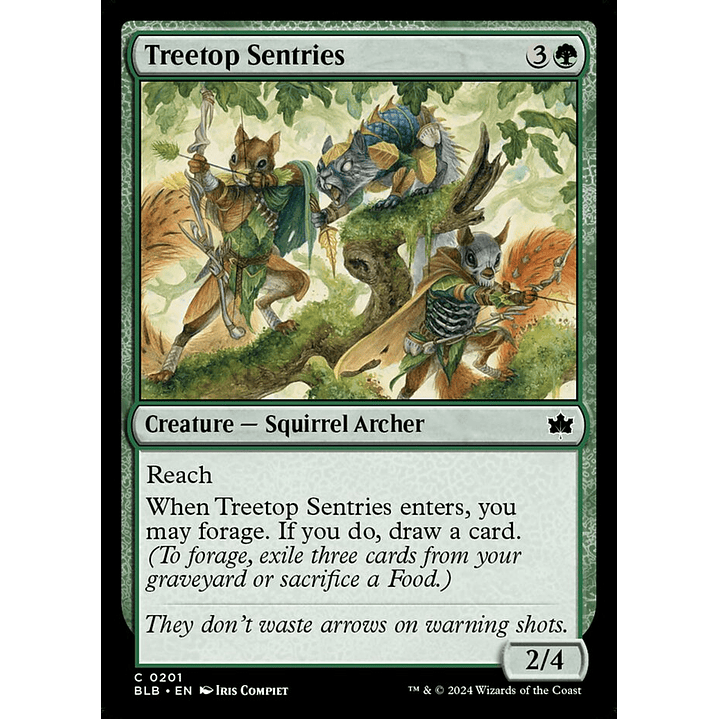 Treetop Sentries (foil) | Inglés | NM | BLB 1