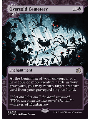 Oversold Cemetery (Showcase) | Inglés | NM | WOT