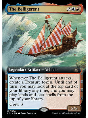 The Belligerent (Extended Art foil) | Inglés | NM | LCI