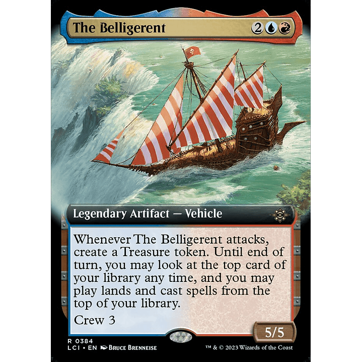 The Belligerent (Extended Art foil) | Inglés | NM | LCI 1