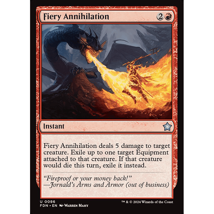 Fiery Annihilation | Español | NM | FDN 1
