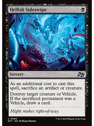 Hellish Sideswipe (foil) | Inglés | NM | DFT
