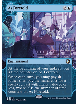 As Foretold (Showcase) | Inglés | NM | WOT