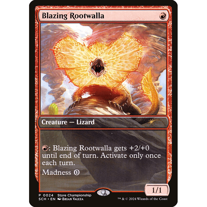 Blazing Rootwalla (Store Championship) | Inglés | NM | SCH 1