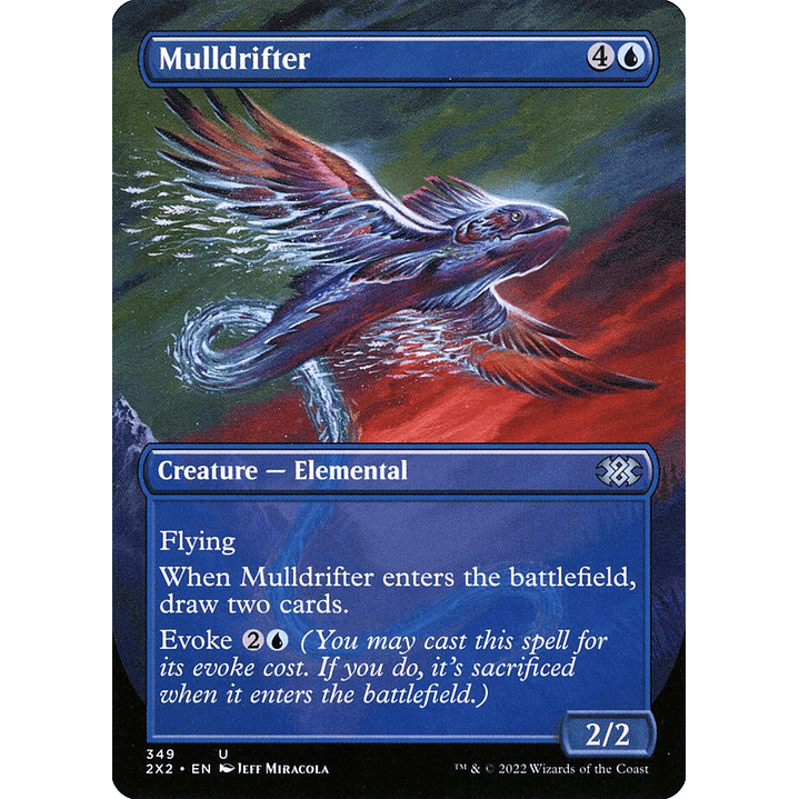 Mulldrifter (Borderless) | Inglés | NM | 2X2 1