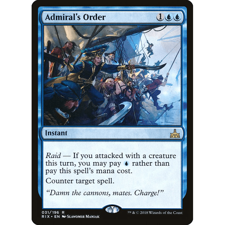 Admiral's Order | Español | NM | RIX 1