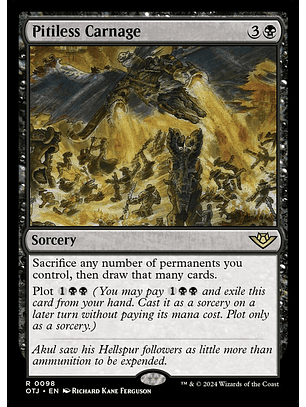 Pitiless Carnage | Español | NM | OTJ