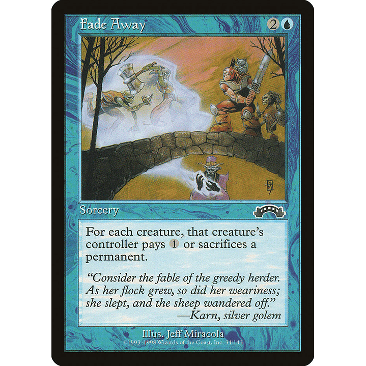 Fade Away (Retro Frame) | Inglés | NM | EXO 1