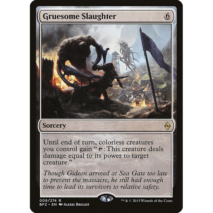 Gruesome Slaughter | Inglés | NM | BFZ 1