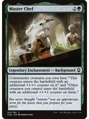 Master Chef | Inglés | NM | CLB