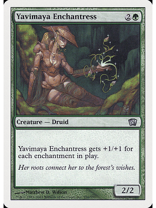 Yavimaya Enchantress | Español | NM | 8ED