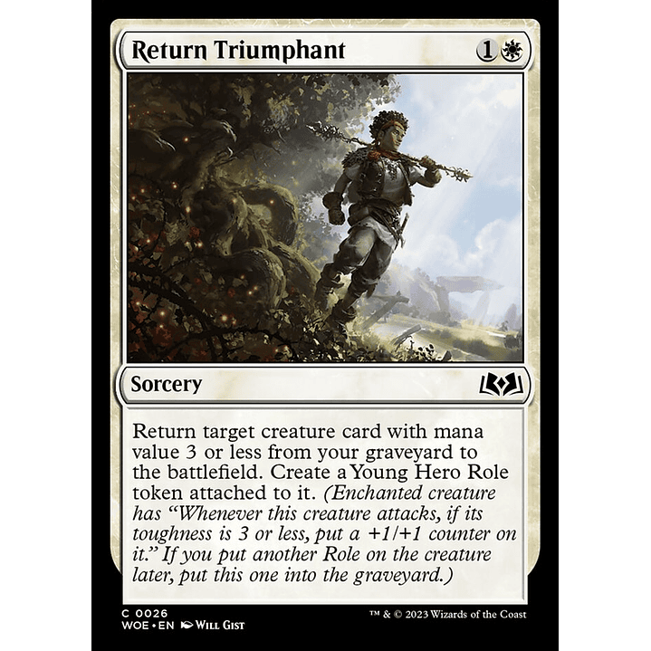 Return Triumphant | Español | NM | WOE 1