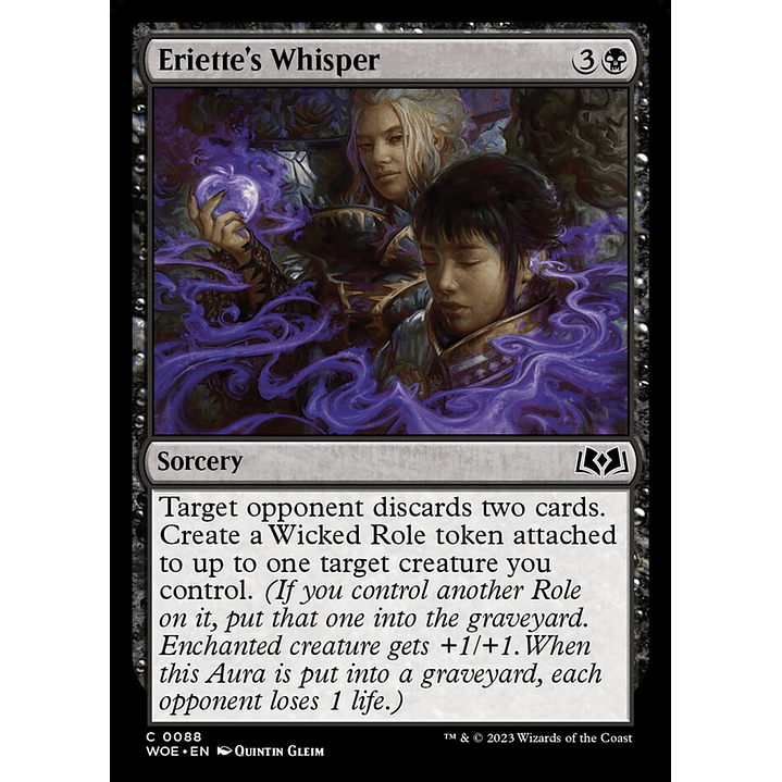 Eriette's Whisper | Español | NM | WOE 1